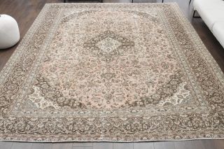 Persian Kashan - Vintage Oversized Rug - Thumbnail