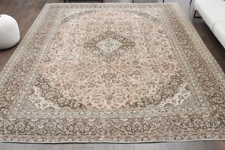 Persian Kashan - Vintage Oversized Rug