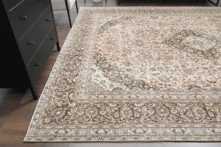 Persian Kashan - Vintage Oversized Rug - Thumbnail