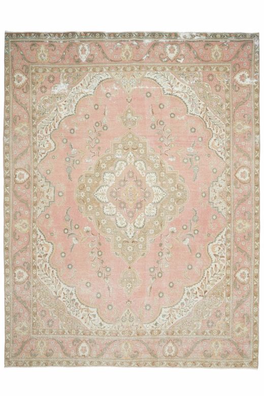Isfahan Persian - Oversized Vintage Area Rug