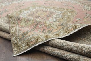 Isfahan Persian - Oversized Vintage Area Rug - Thumbnail