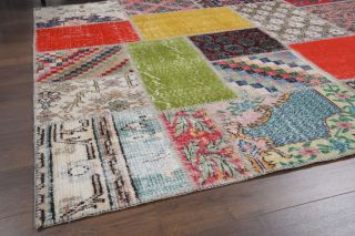 Vintage Patchwork Area Rug - Thumbnail