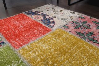 Vintage Patchwork Area Rug - Thumbnail