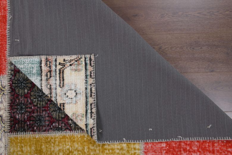 Vintage Patchwork Area Rug