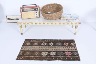 Vintage Patchwork Small Rug - Thumbnail