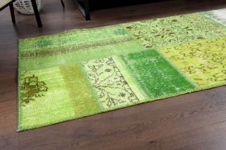 Vintage Patchwork Runner Rug - Thumbnail