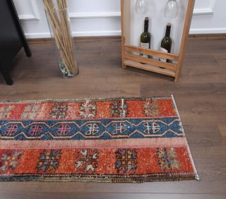 Vintage Patchwork Runner Rug - Thumbnail