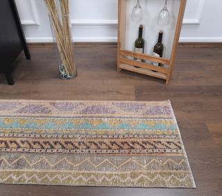 Vintage Patchwork Runner Rug - Thumbnail