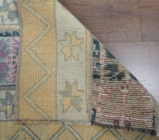 Vintage Patchwork Runner Rug - Thumbnail