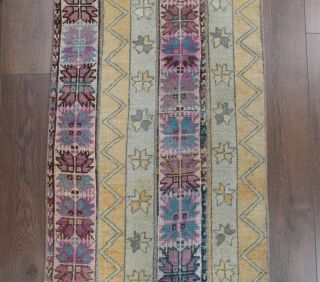 Vintage Patchwork Runner Rug - Thumbnail