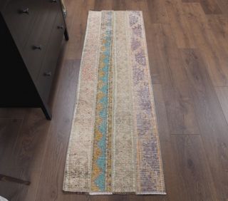 Vintage Patchwork Runner Rug - Thumbnail