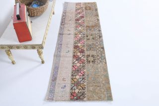 Vintage Patchwork Runner Rug - Thumbnail