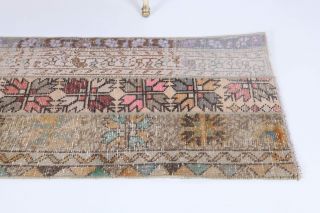 Vintage Patchwork Runner Rug - Thumbnail