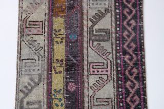 Vintage Patchwork Runner Rug - Thumbnail