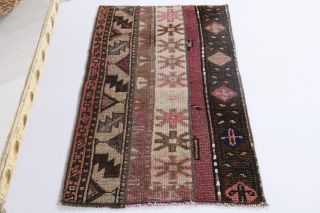 Vintage Patchwork Mat Rug - Thumbnail