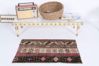 Vintage Patchwork Mat Rug - Thumbnail
