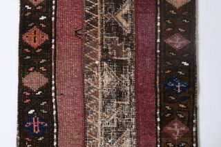 Vintage Patchwork Runner Rug - Thumbnail