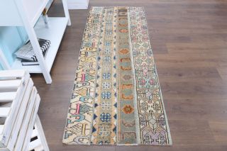 Vintage Patchwork Runner Rug - Thumbnail