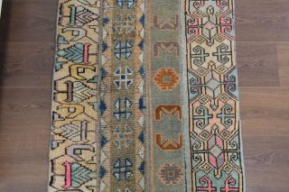 Vintage Patchwork Runner Rug - Thumbnail