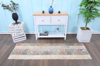 Vintage Patchwork Runner Rug - Thumbnail