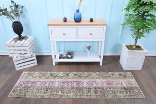 Vintage Patchwork Runner Rug - Thumbnail