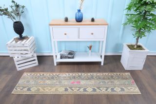 Vintage Patchwork Runner Rug - Thumbnail