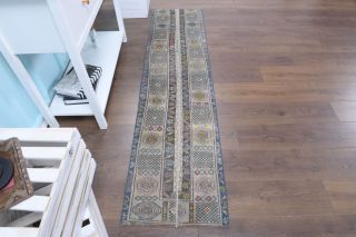 Vintage Patchwork Runner Rug - Thumbnail