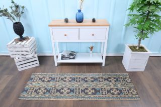 Vintage Patchwork Runner Rug - Thumbnail