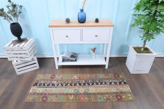 Vintage Patchwork Runner Rug - Thumbnail