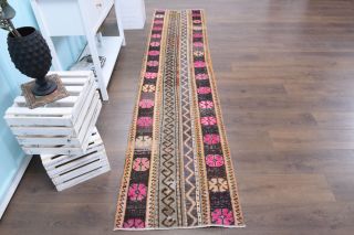 Vintage Patchwork Runner Rug - Thumbnail