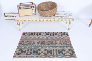 Vintage Patchwork Small Rug - Thumbnail