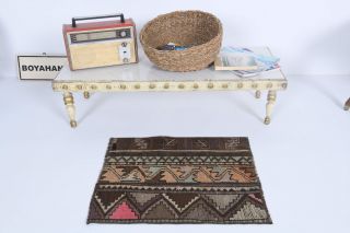 Vintage Patchwork Small Rug - Thumbnail