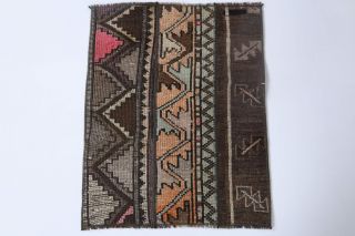 Vintage Patchwork Small Rug - Thumbnail