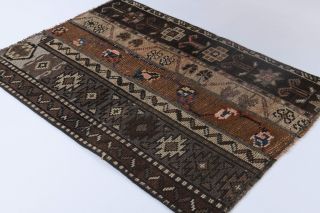 Vintage Patchwork Small Rug - Thumbnail