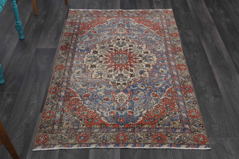 Persian Small Area Rug - 1960s -