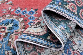Vintage Persian Handmade Wool Rug - Thumbnail