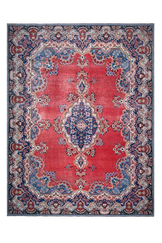 Vintage Persian Handmade Wool Rug