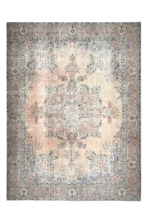 Vintage Persian Handmade Wool Rug - Thumbnail