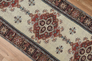 One of a Kind Vintage Persian Runner - Thumbnail