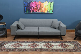 One of a Kind Vintage Persian Runner - Thumbnail