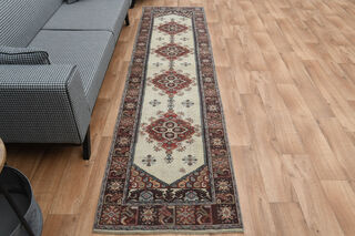 One of a Kind Vintage Persian Runner - Thumbnail