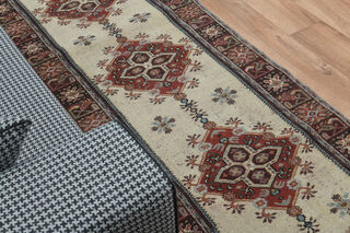 One of a Kind Vintage Persian Runner - Thumbnail