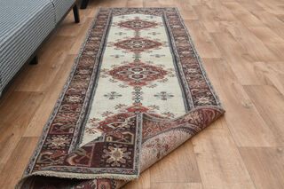 One of a Kind Vintage Persian Runner - Thumbnail