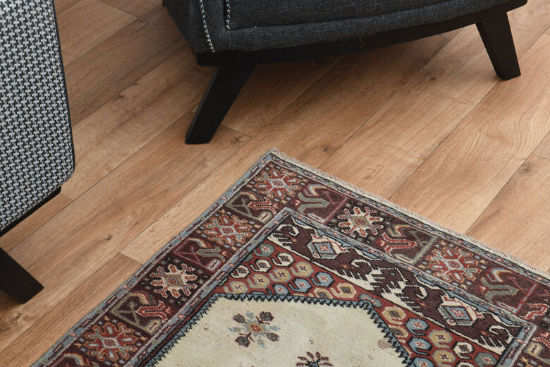 One of a Kind Vintage Persian Runner