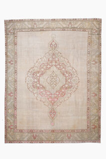 One of a Kind Vintage Persian Area Rug - Thumbnail