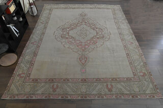 One of a Kind Vintage Persian Area Rug - Thumbnail