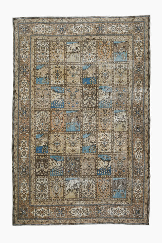 Animal Print Handmade Persian Area Rug