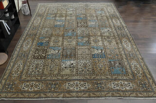 Animal Print Handmade Persian Area Rug - Thumbnail