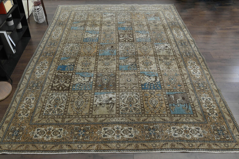 Animal Print Handmade Persian Area Rug