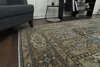 Animal Print Handmade Persian Area Rug - Thumbnail